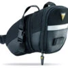 Topeak Aero Wedge Pack (Medium W/Strap) 1 Topeak Aero Wedge Pack (Medium W/Strap) -Topeak tp aero wedge strap med 10 m